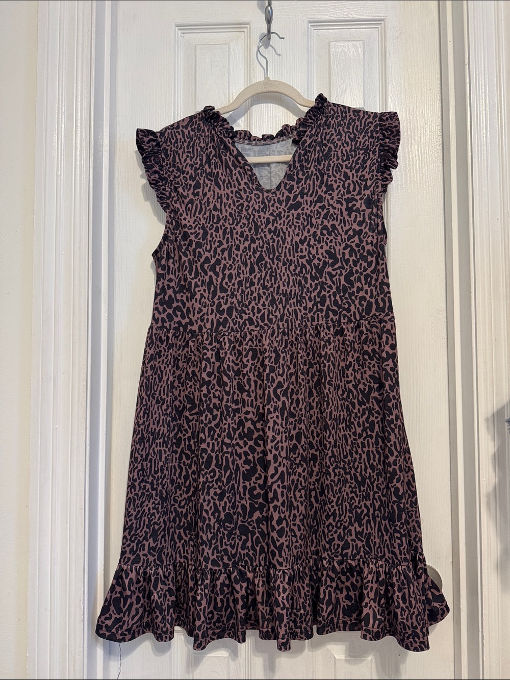 Leopard tank dress